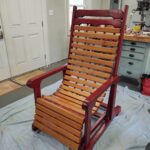 Hand Crafted Solid Cherry Wood Reclining Chair
Made and Donated by Mark Schuppin