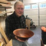 Hand Carved Honduras Mahogany Bowl 
Made and Donated by
Christen Miller’s Father