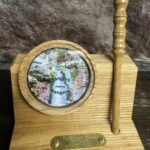 Handcrafted Turkey Call Made from a fallen White Oak Tree from Douthat State Park
Made and Donated by Timothy Puffenbarger